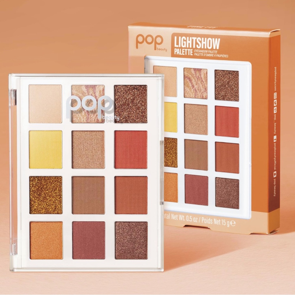 POP Beauty LIGHTSHOW PALETTE | FIRE FIT. Eyeshadow Palette.